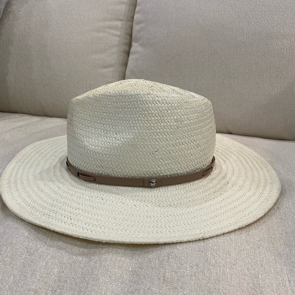 RAG & BONE NWOT LEXIE PACKABLE WIDE BRIM FEDORA IN IVORY